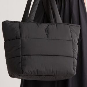 Thacker Quinn Quilted Tote Black